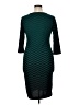 Feathers Chevron-herringbone Teal Casual Dress Size XL - photo 2
