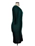 Feathers Chevron-herringbone Teal Casual Dress Size XL - photo 4