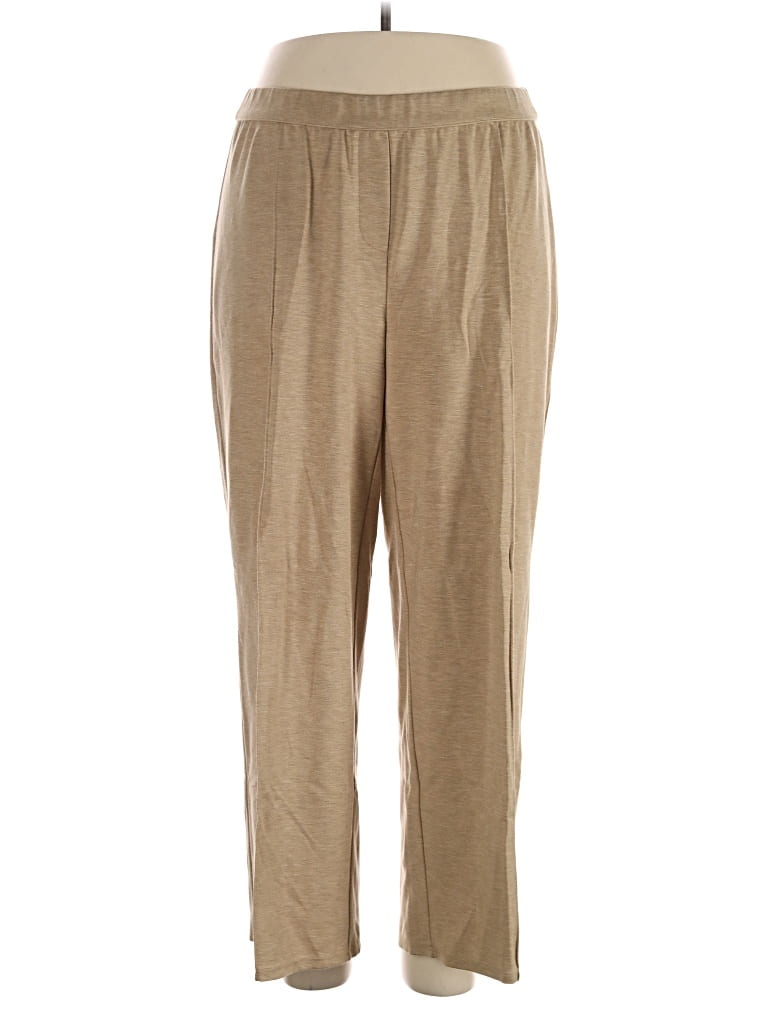 Pre-owned Jjill Casual Pants In Tan