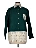 Assorted Brands 100% Cotton Green Long Sleeve Blouse Size M - photo 1