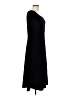 Eddie Bauer Solid Black Casual Dress Size Med Petite - photo 4