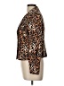 Le Suit Animal Print Brown Blazer Size 12 Petite - photo 5
