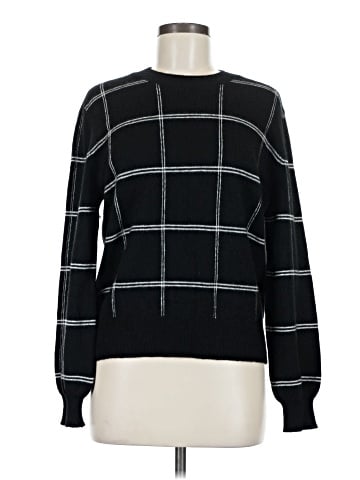 Aqua Cashmere Pullover Sweater (view 1)