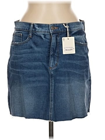 a.n.a. A New Approach Denim Skirt (view 1)