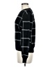 Aqua 100% Cashmere Checkered-gingham Black Cashmere Pullover Sweater Size M - photo 5