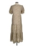 Shein Animal Print Tan Casual Dress Size 6 - photo 2