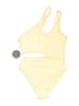 Lulus Solid Yellow Orange One Piece Swimsuit Size S - photo 2