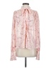Free People 100% Polyester Pink Long Sleeve Blouse Size S - photo 1