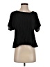 Madewell 100% Polyester Black Texture &amp; Thread Micropleat Top Size XS - photo 1