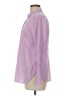 Talbots 100% Cotton Polka Dots Purple Long Sleeve Button-Down Shirt Size M - photo 6