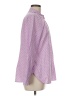 Talbots 100% Cotton Polka Dots Purple Long Sleeve Button-Down Shirt Size M - photo 5