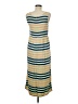 Assorted Brands 100% Rayon Stripes Green Casual Dress Size 6 - photo 2