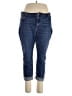 Old Navy Solid Blue Jeans Size 16 - photo 1