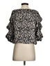 CeCe Black 3/4 Sleeve Blouse Size S - photo 2