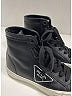 Prada Black Leather High top Sneakers  Size EU 35 - photo 5