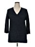 Neiman Marcus 100% Polyester Black Pullover Sweater Size XL - photo 1