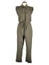 Evereve Solid Green Jumpsuit Size L - photo 1