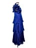 Lulus 100% Polyester Blue Cocktail Dress Size S - photo 4