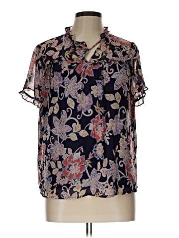 Pleione Short Sleeve Blouse (view 1)