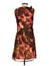 Ann Taylor LOFT 100% Polyester Print Brown Cocktail Dress Size 2 - photo 2