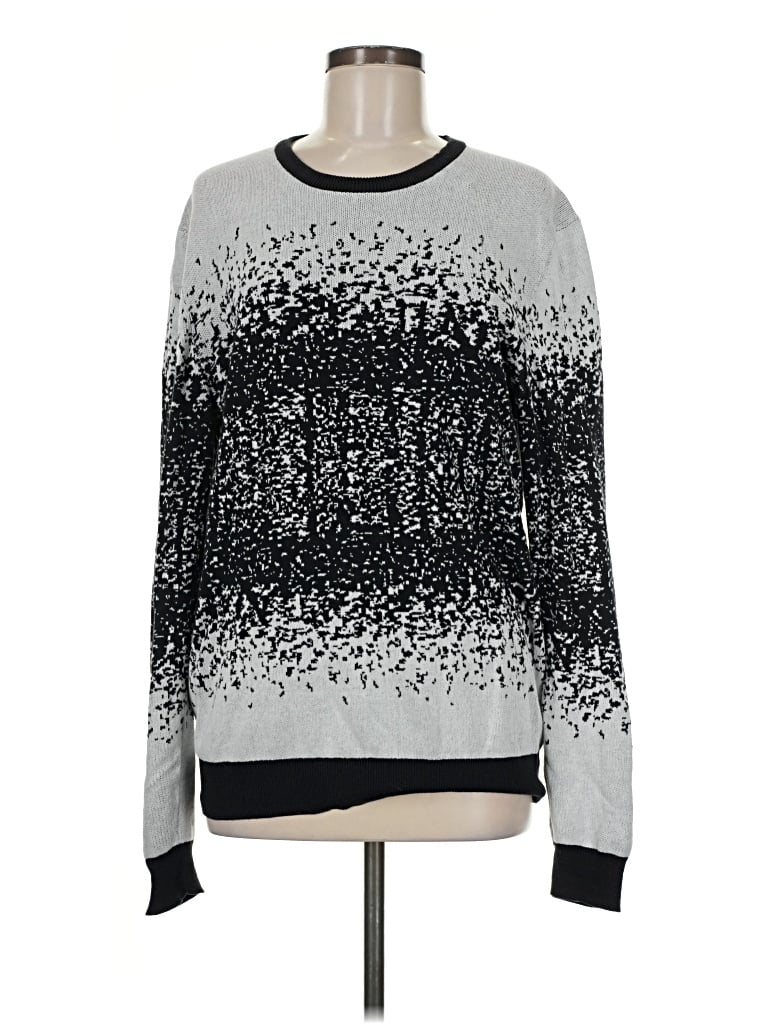 Pre-owned Alfani Pullover Sweater In Silver