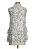 Beloved 100% Viscose Silver Sleeveless Blouse Size EU 36 / US 6 - photo 2