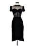 Mac Duggal 100% Polyester Black Cocktail Dress Size 0 - photo 1