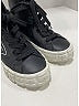 Prada Black Leather High top Sneakers  Size EU 35 - photo 4