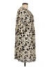 Max Studio Animal Print Ivory Casual Dress Size L - photo 4
