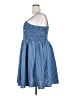 Torrid Stripes Blue Casual Dress Size 4X Plus (4) - photo 5