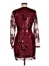 Assorted Brands 100% Polyester Burgundy Cocktail Dress Size M - photo 2