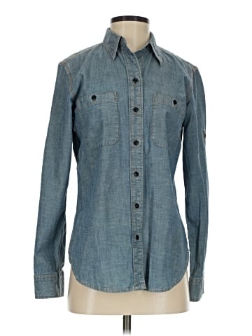 Lauren Jeans Co. Long Sleeve Button-Down Shirt (view 1)
