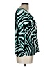 Peter Nygard Teal 3/4 Sleeve Top Size L - photo 4
