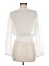 B.O.G Collective 100% Polyester Ivory Long Sleeve Blouse Size M - photo 2