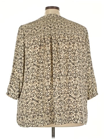 Rose + Olive 3/4 Sleeve Blouse (view 2)