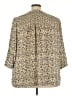 Rose + Olive 100% Polyester Tan 3/4 Sleeve Blouse Size 3X - photo 2