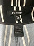 Torrid 100% Polyester Stripes Black Shorts Size 12 Plus - photo 3