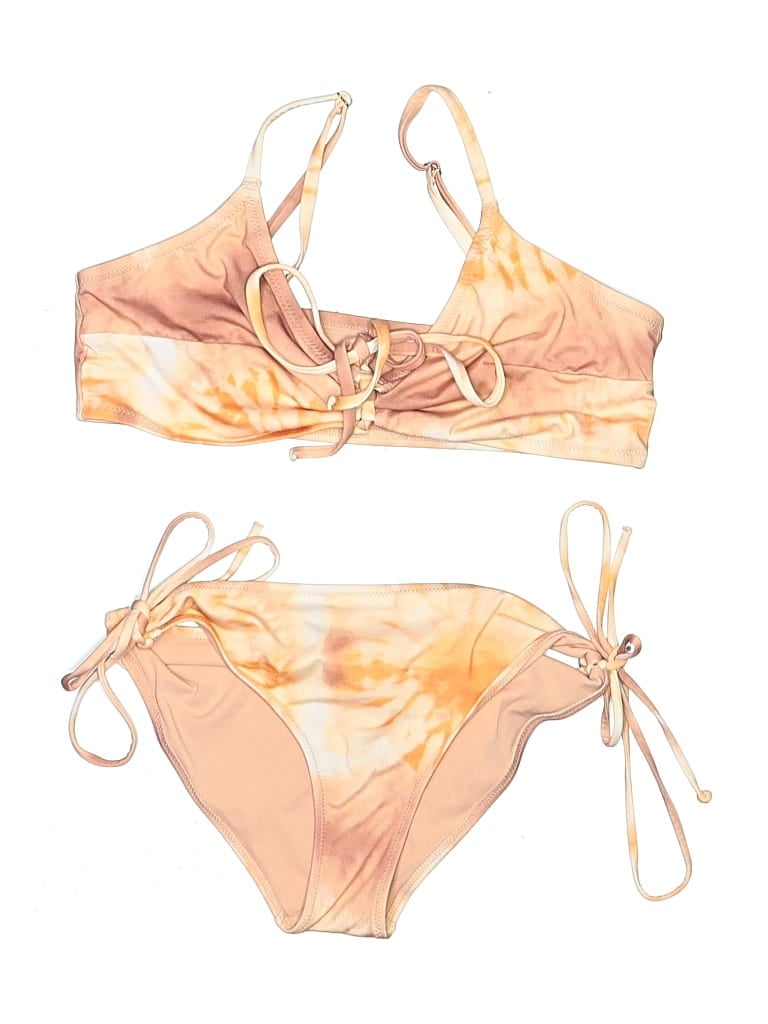 Pre-owned H&m Two Piece Swimsuit In Tan