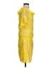 Alexis 100% Polyester Yellow Cocktail Dress Size S - photo 4
