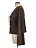Shein Brown Long Sleeve Blouse Size L - photo 5