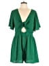 Unbranded 100% Polyester Solid Green Romper Size XL - photo 1