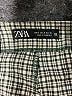 Zara Houndstooth Green Casual Pants Size S - photo 7