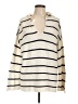 J.Jill Stripes Ivory Pullover Sweater Size L - photo 1