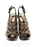 Coach Brown Heels Size 6 1/2 - photo 2