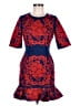 Assorted Brands Blue Cocktail Dress Size M - photo 1