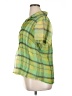 Coldwater Creek 100% Polyester Green Short Sleeve Blouse Size 1X - photo 5