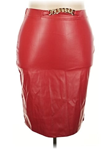 Unbranded Faux Leather Skirt (view 1)