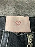 REVICE Chevron-herringbone Black Jeans Size 25 waist - photo 7