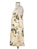 OPT 100% Polyester Floral Tan Casual Dress Size S (estimated) - photo 5