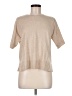 Marled Tan Short Sleeve Turtleneck Size M - photo 1